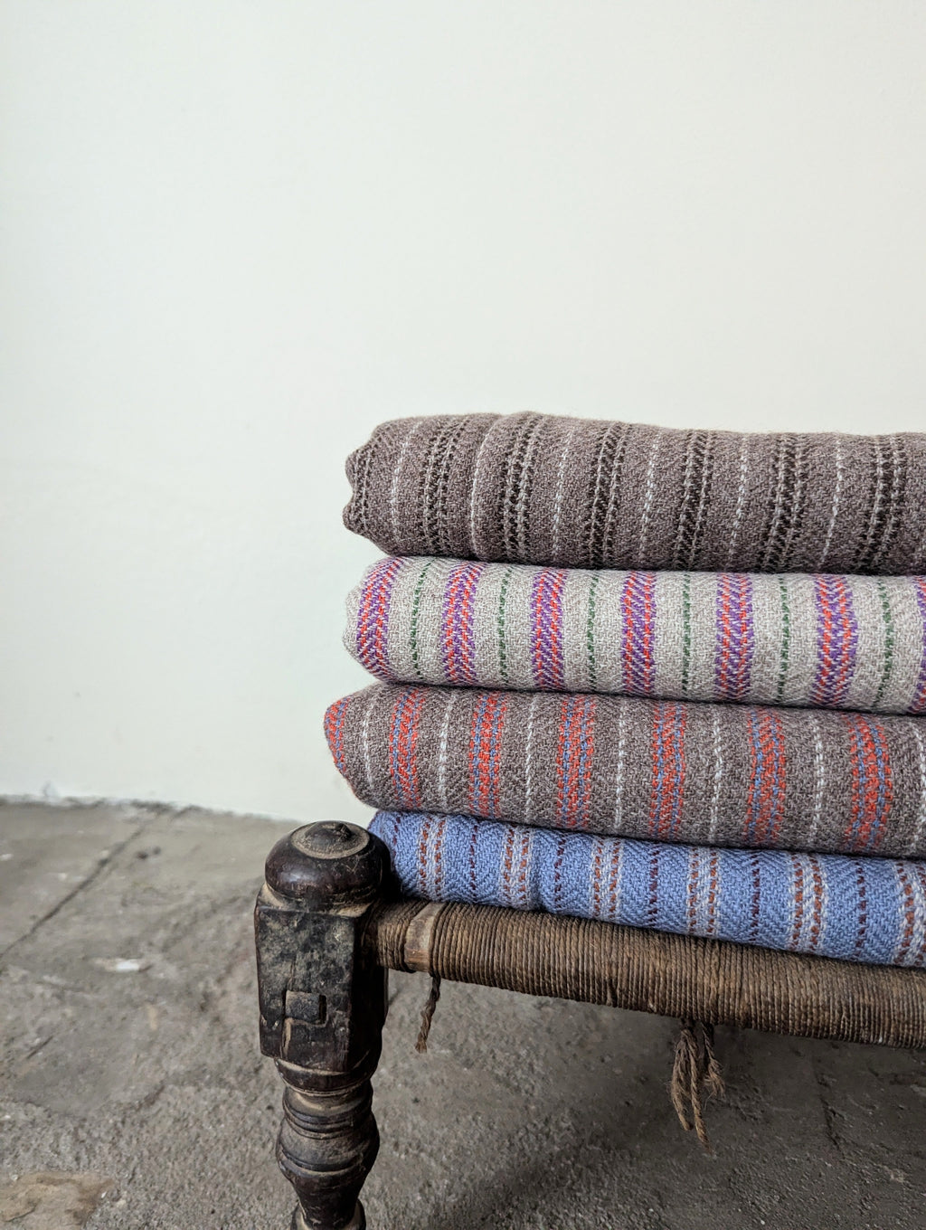 Wool Throw - Tomette Stripe