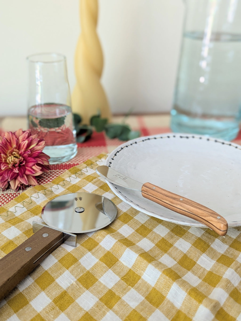 Linen Napkins - Sets of 4 - Blues, Golds, Browns